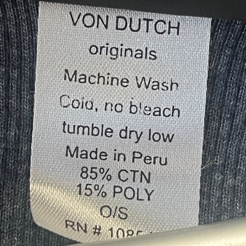 Von Dutch Ringer Ribbed Tank - Picture 4 of 16